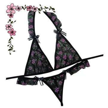 Conjunto floral en mallatex  - imagen 1