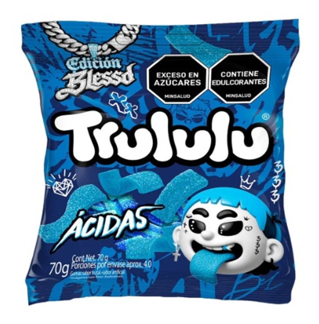 Gomas Trululu Lenguas Blessd 70g