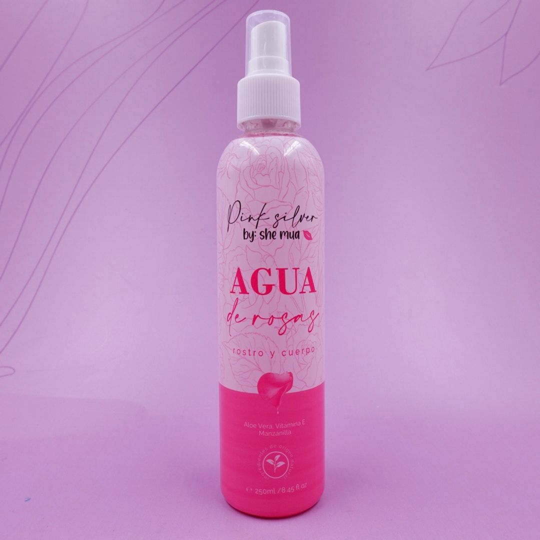 AGUA DE ROSAS 250ML PINK SILVER