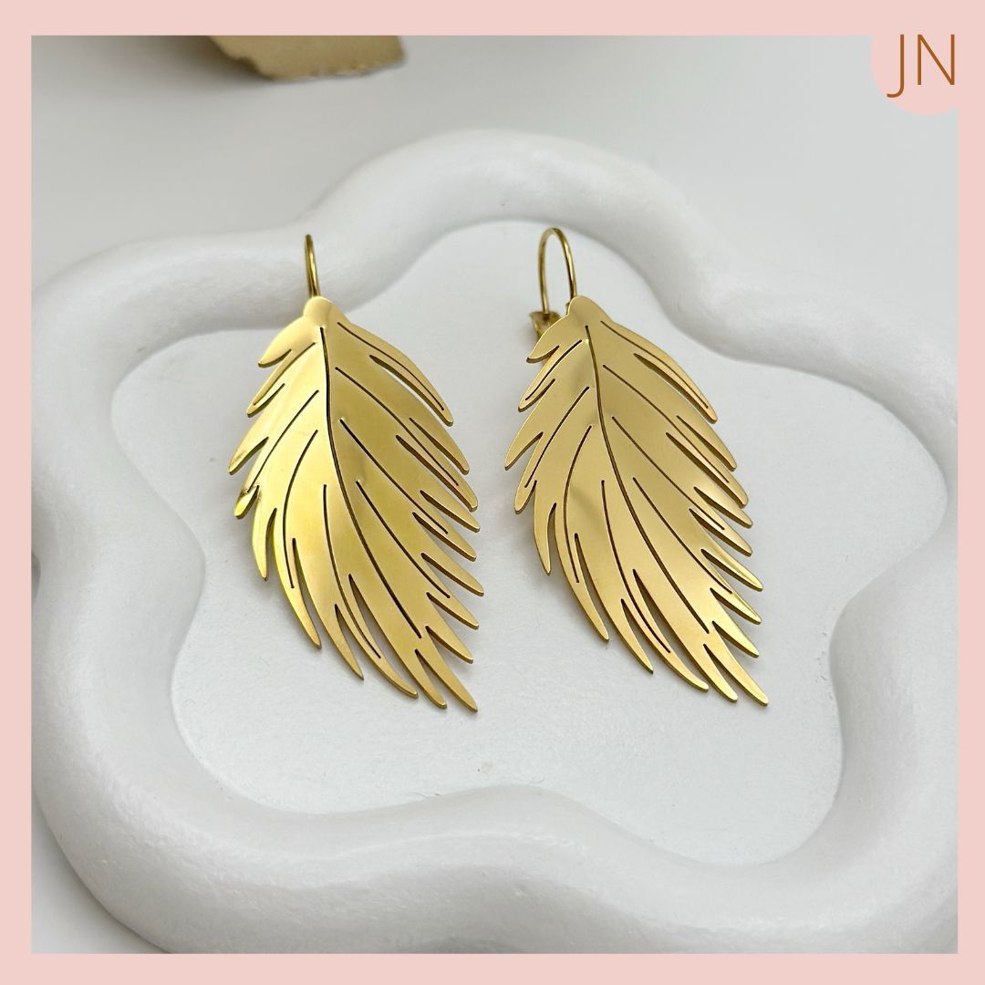 Aretes Catalán Largos Hoja