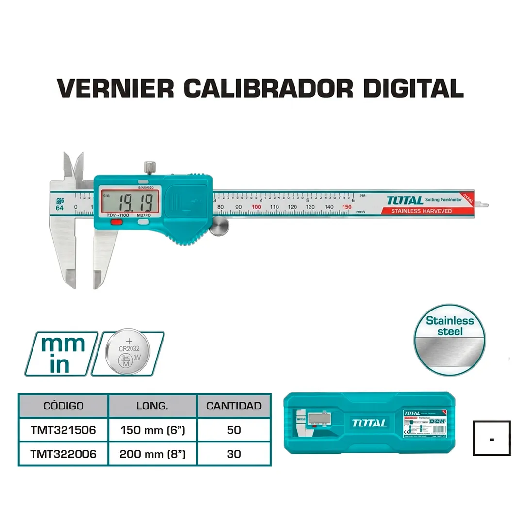 VERNIER CALIBRADOR DIGITAL 0-200MM