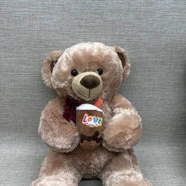 Imagen del producto OSO CON VASO LOVE 45 CM