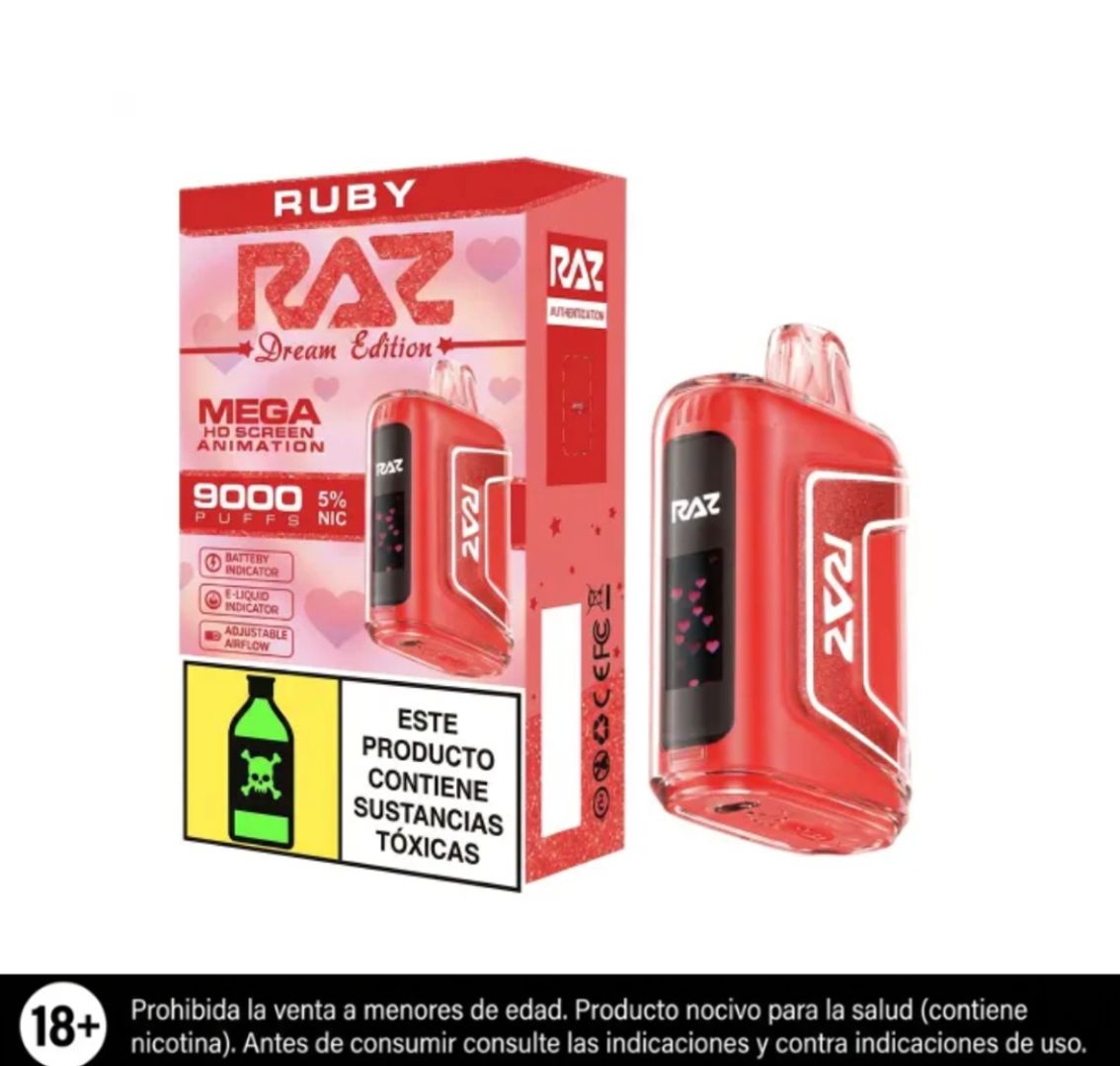 Raz Tn Ruby 9.000 Puffs