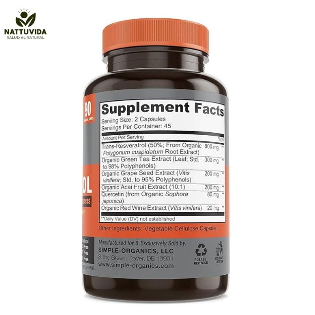 Resveratrol 1600Mg 90cap