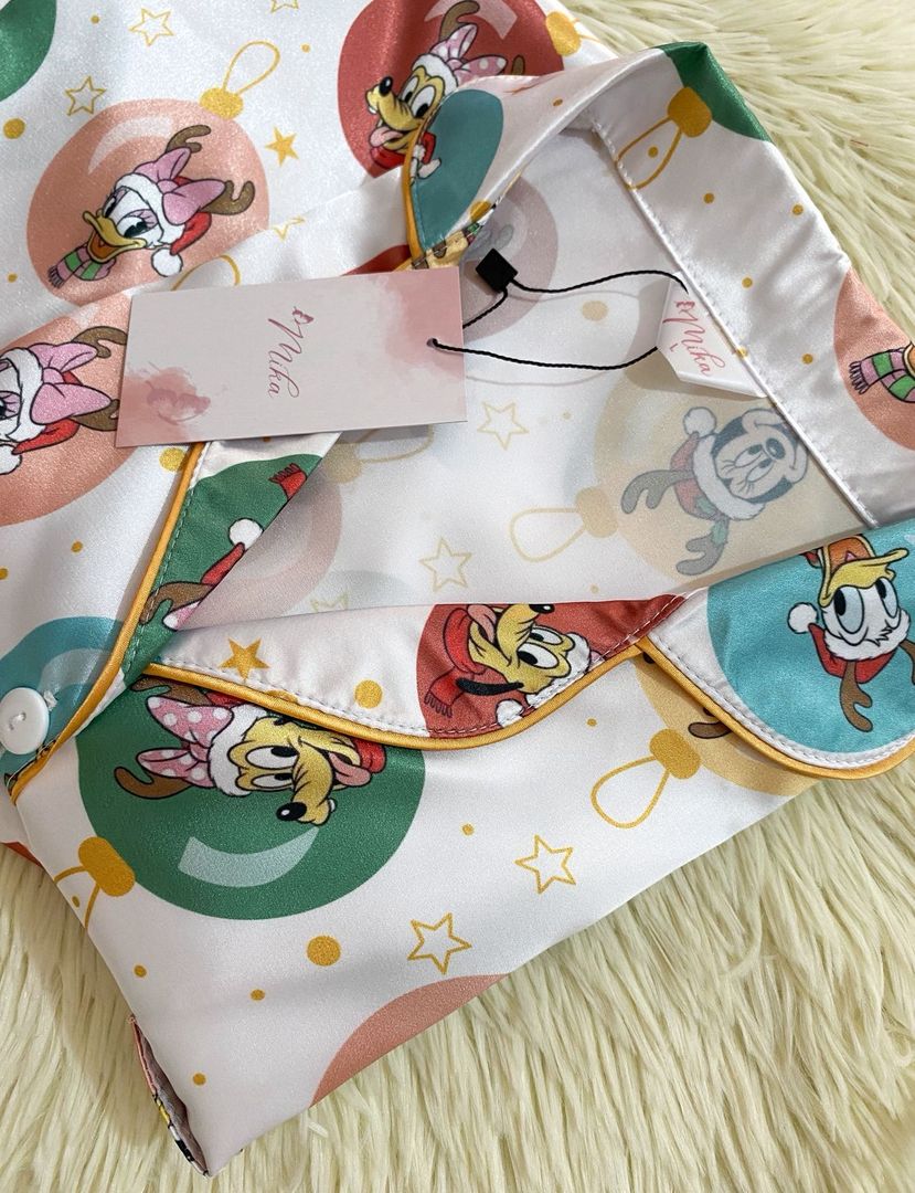 Set "Mickey Navideño" / Seda