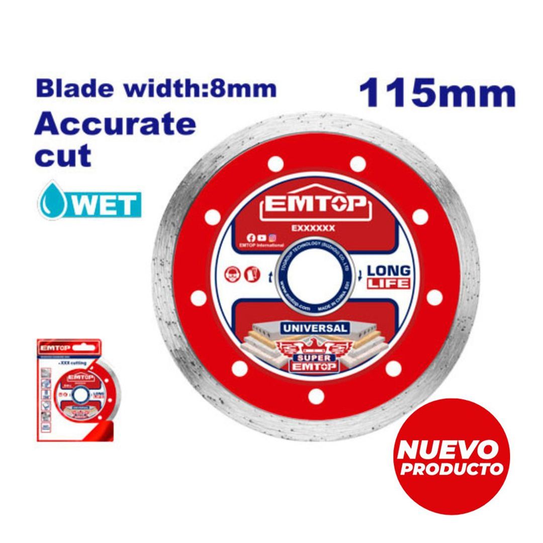 EMTOP DISCO 4-1/2" DIAMANTADO CONTINUO SUPER EMTOP