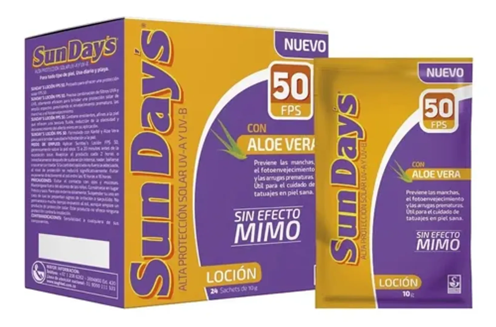 SUNDAY PROT SOLAR SACHET UNIDAD