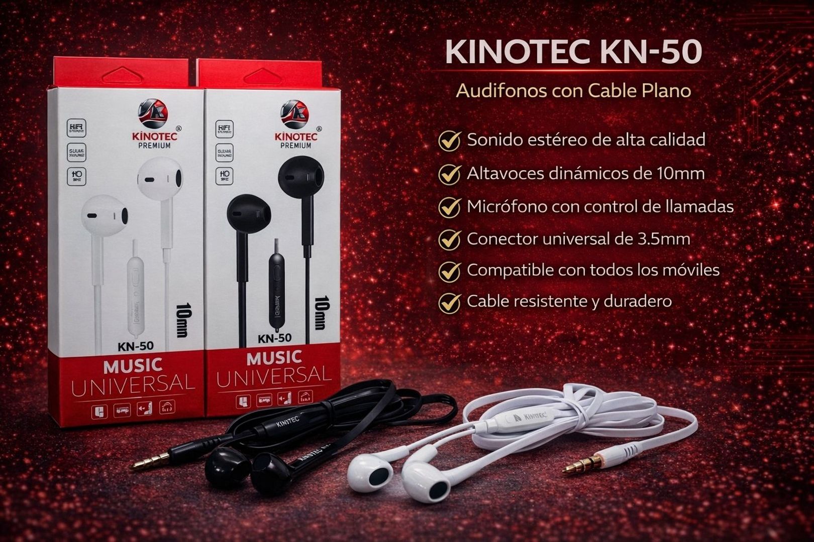 Audífonos Kinotec KN-50