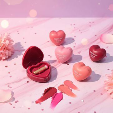 Rubor & Labial 2 en 1 en Forma de Corazón Romantic Rain R2216 - imagen 1