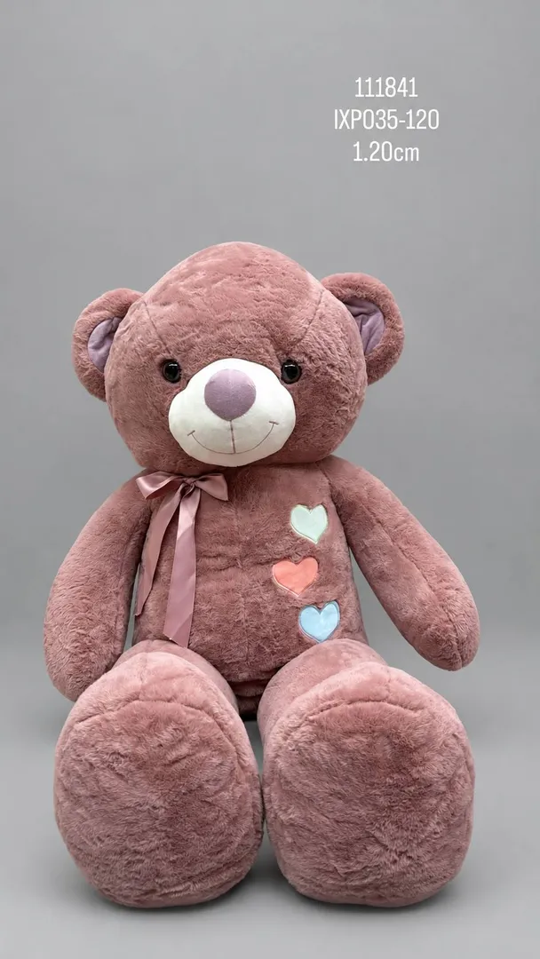 OSO PATAS LARGAS CON BORDADO Y CINTA 1.20 CM
