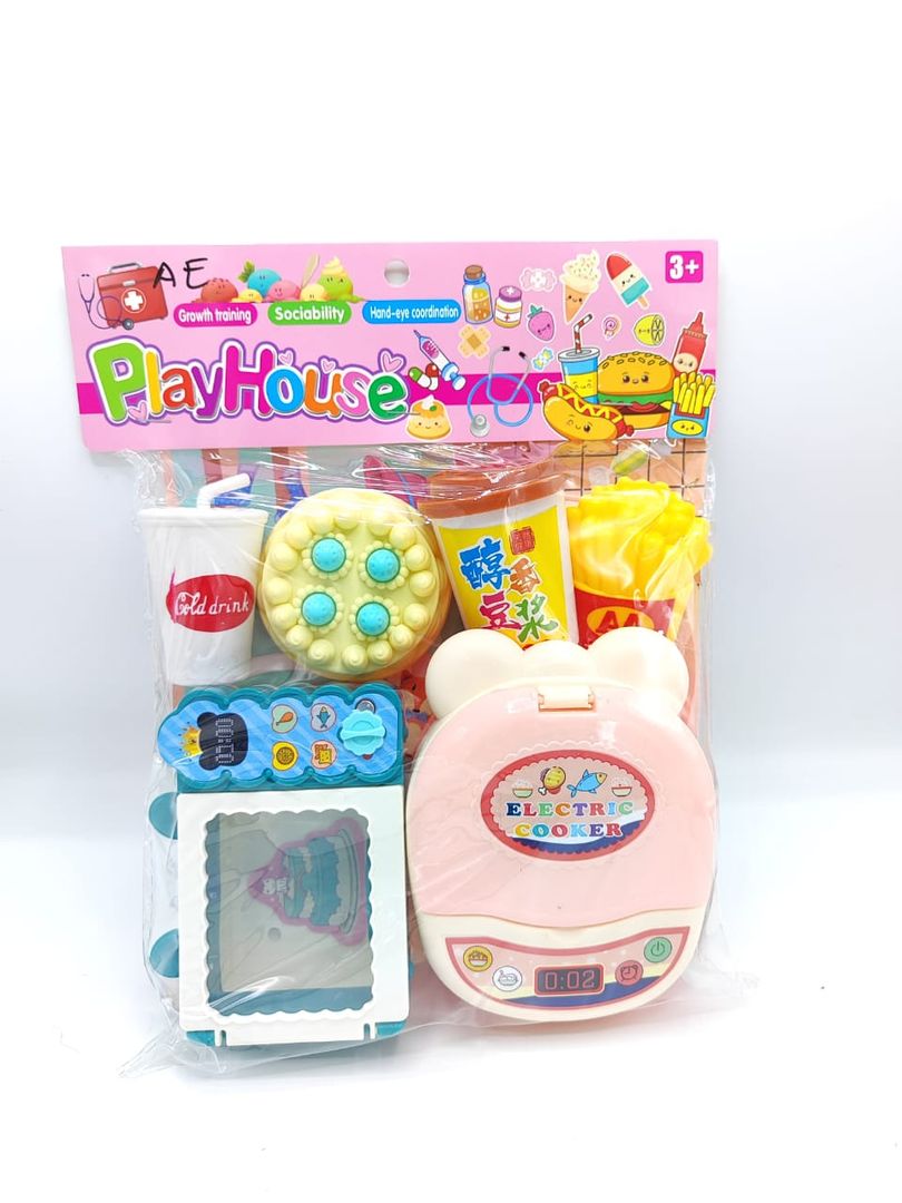 set comidas rápidas 