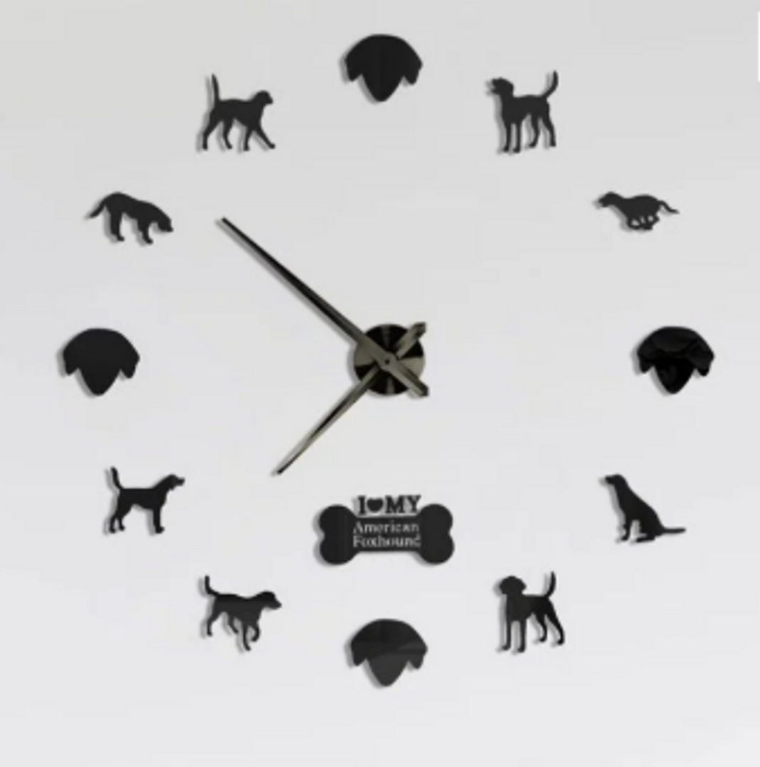 Reloj pared animales