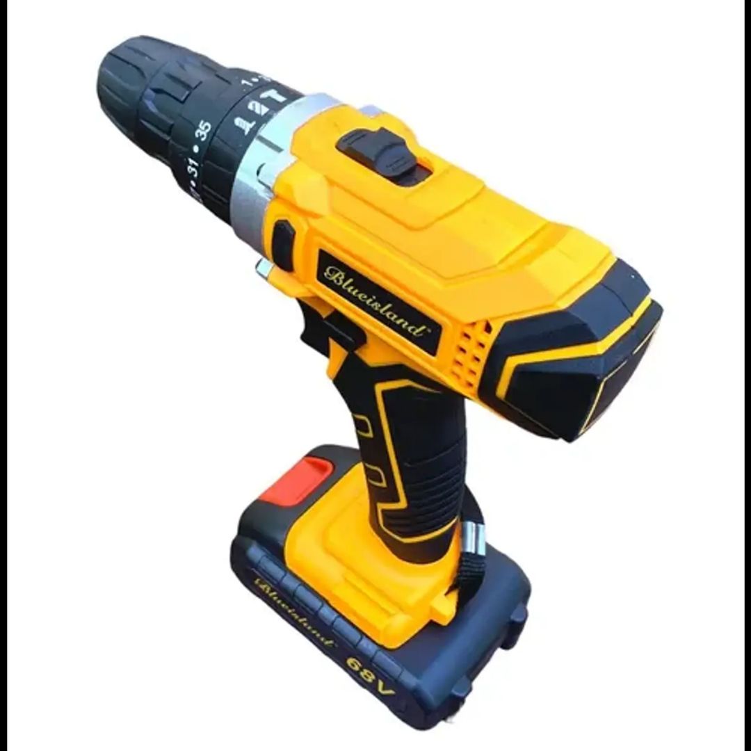 TALADRO INALAMBRICO PERCUTOR DE  68V - CON ACCESORIOS