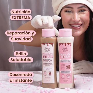Imagen del producto SHAMPOO+ACONDICIONADOR CHOCOLATE ROSADO