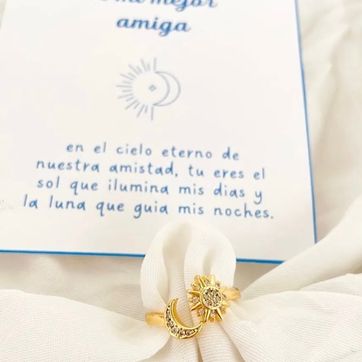 Imagen del producto ANILLO SOL Y LUNA 