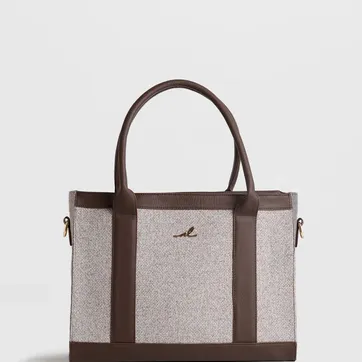 CARTERA SHOPPER ESTONIA DUO CAFÉ - imagen 1