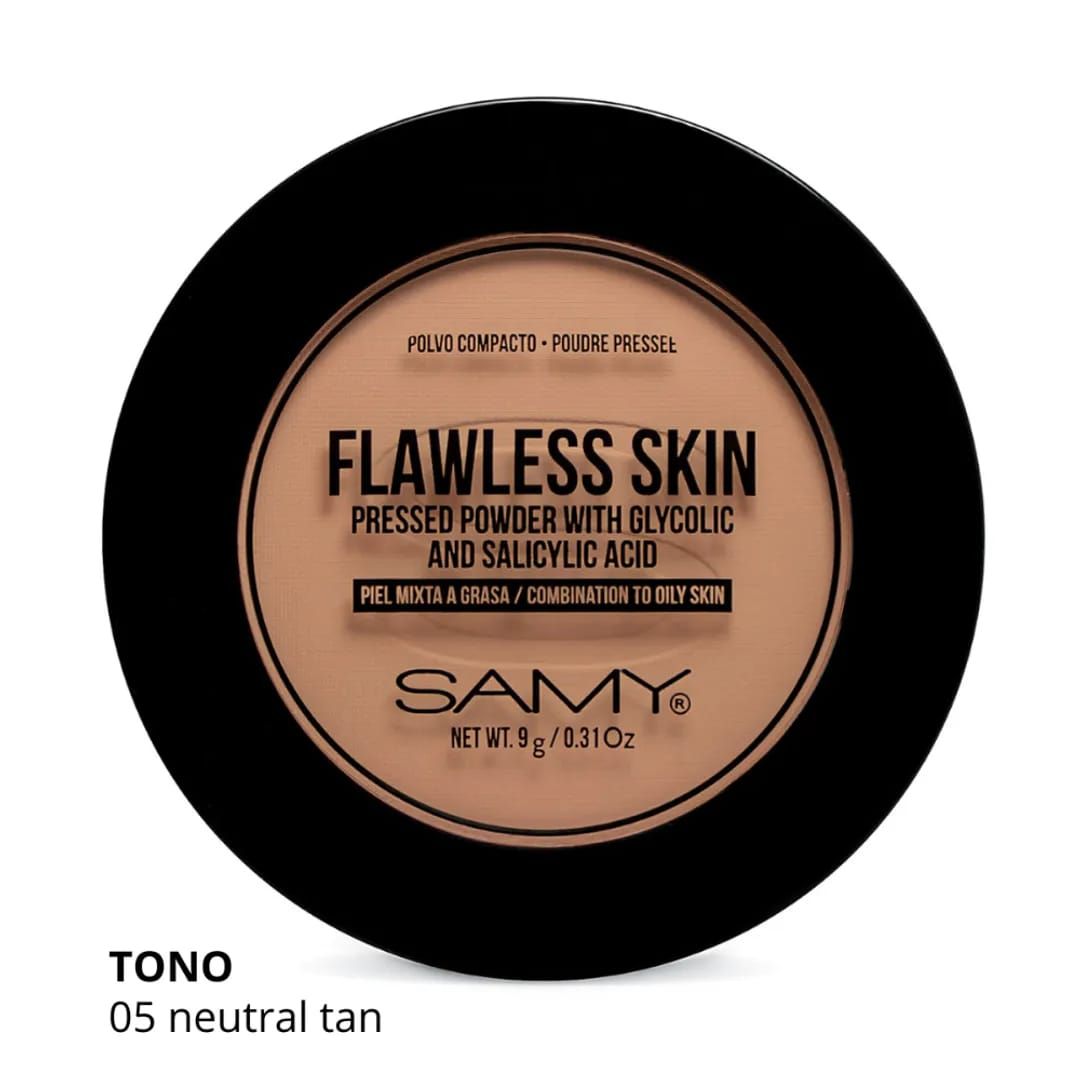 POLVO COMPACTO PIEL MIXTA A GRASA SAMY