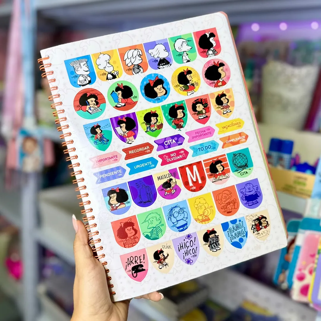AGENDA MAFALDA PRIMAVERA 80 HOJAS GRANDE