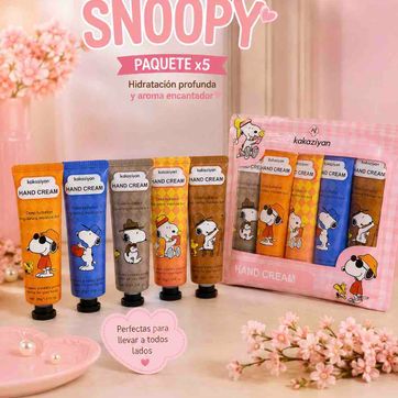 Imagen del producto Crema de manos x 5 Snoopy