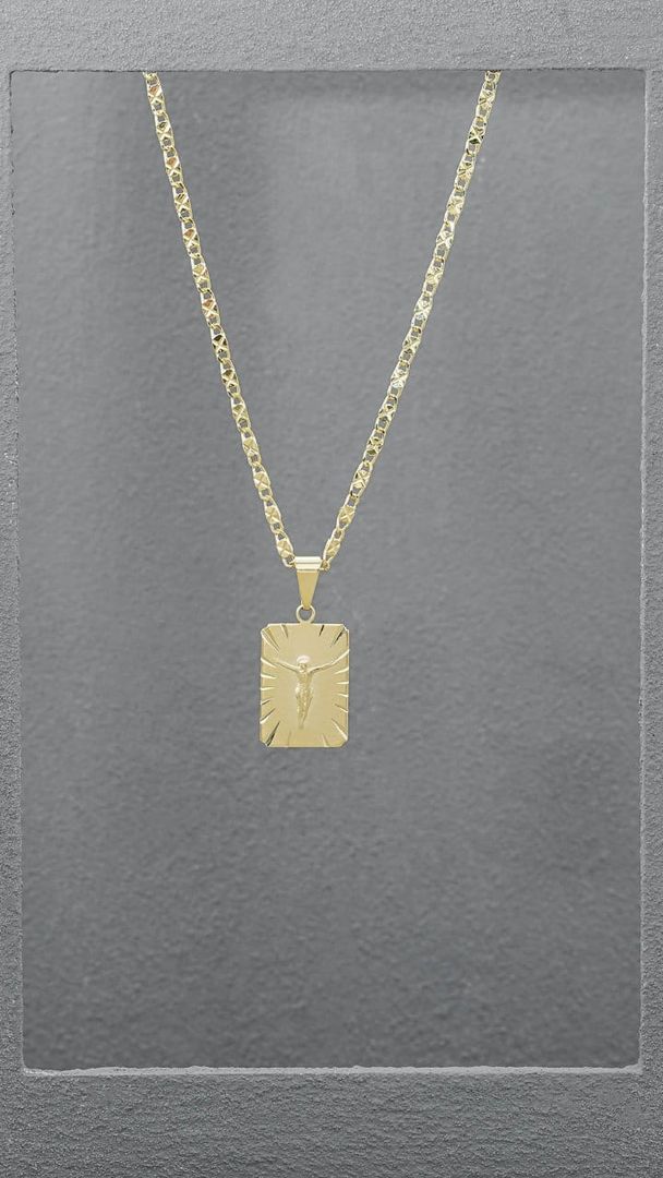 Cadena destello y placa 