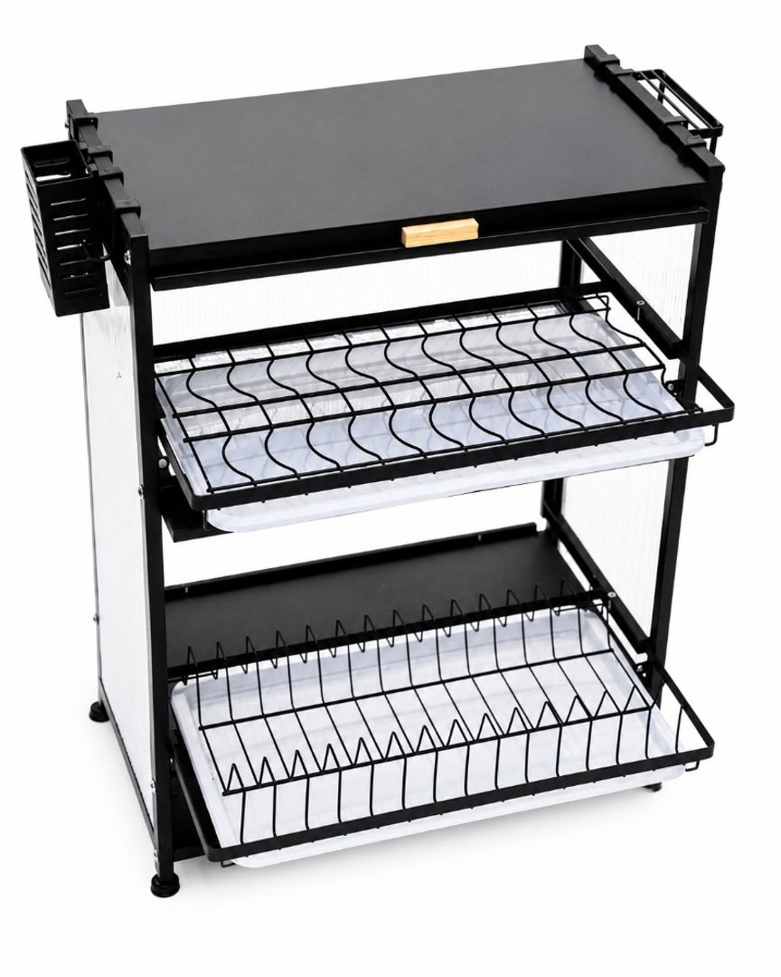 ORGANIZADOR ESCURRIDOR DE COCINA CON GABINETES