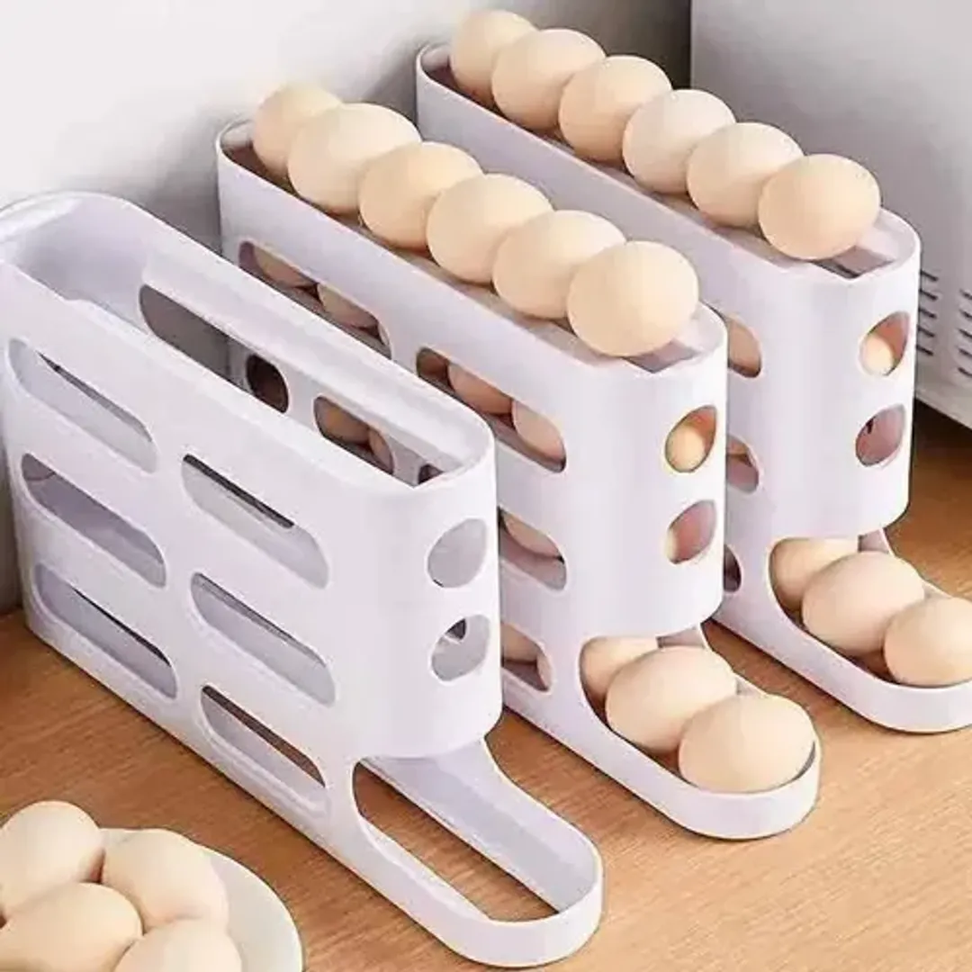 ORGANIZADOR DISPENSADOR DE HUEVOS TIPO ZIGZAG