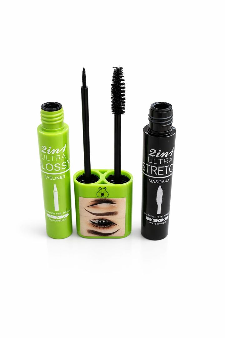 PESTAÑINA Y DELINEADOR 2 EN 1 ULTRA GLOSSY Y ULTRA STRETCH