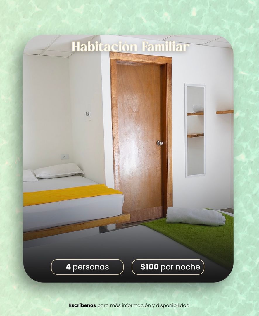 Habitación familiar 3-4 personas 