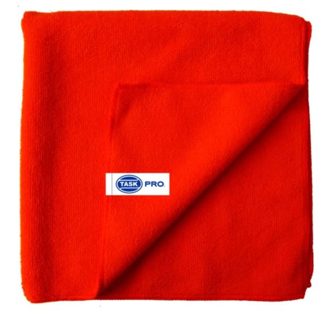 PAÑO MICROFIBRA COLOR ROJO 40X40 CM TASK PRO