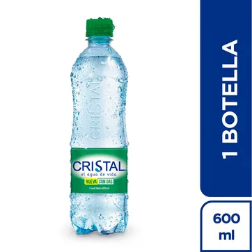 Imagen del producto AGUA GAS CRISTAL*600ML