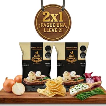 Imagen del producto PAGUE 1 LLEVE 2 PAPAS DELI CAMPO CEBOLLA*115GR