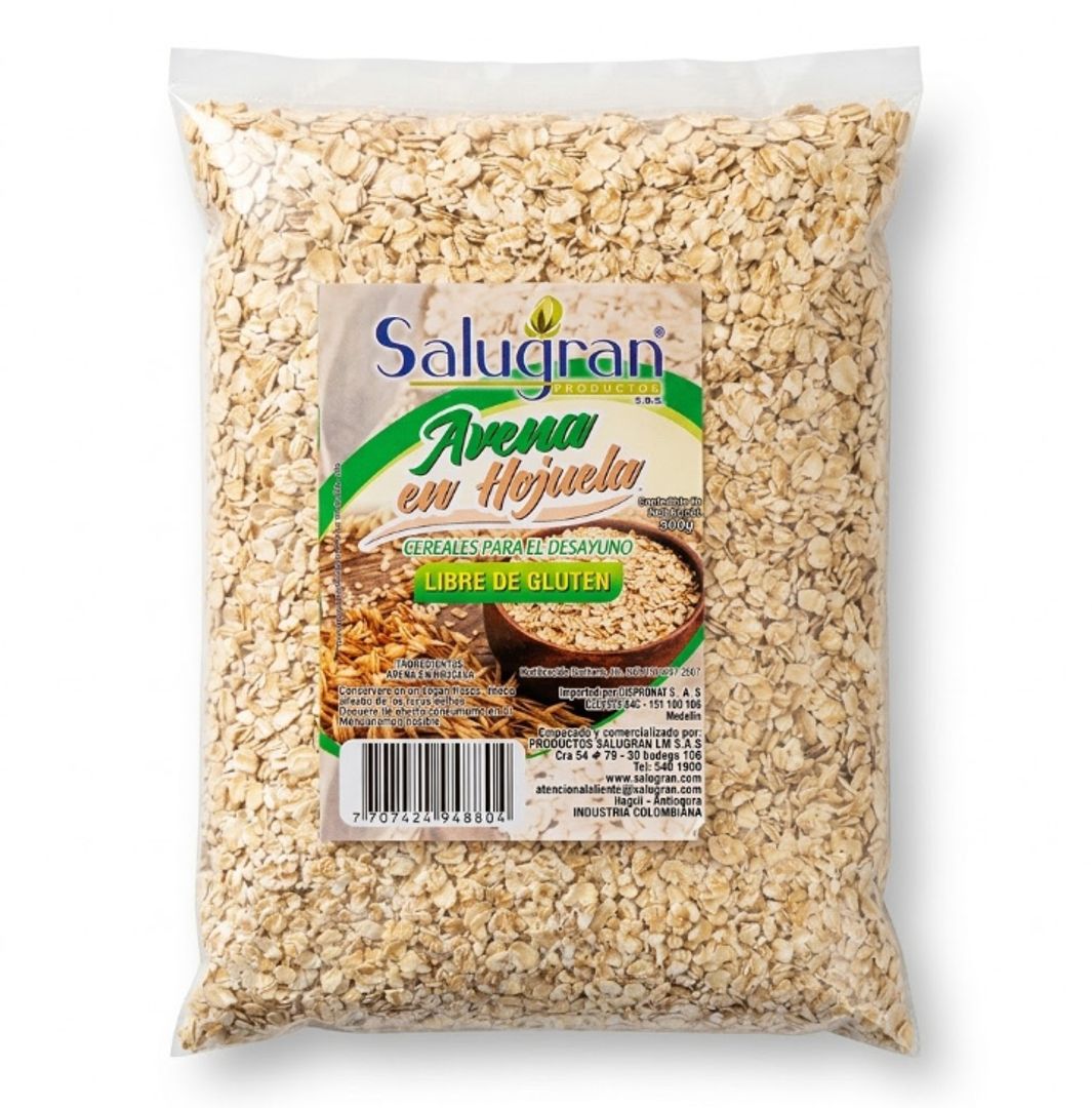 AVENA LIBRE DE GLUTEN X 500GR SALUGRAN