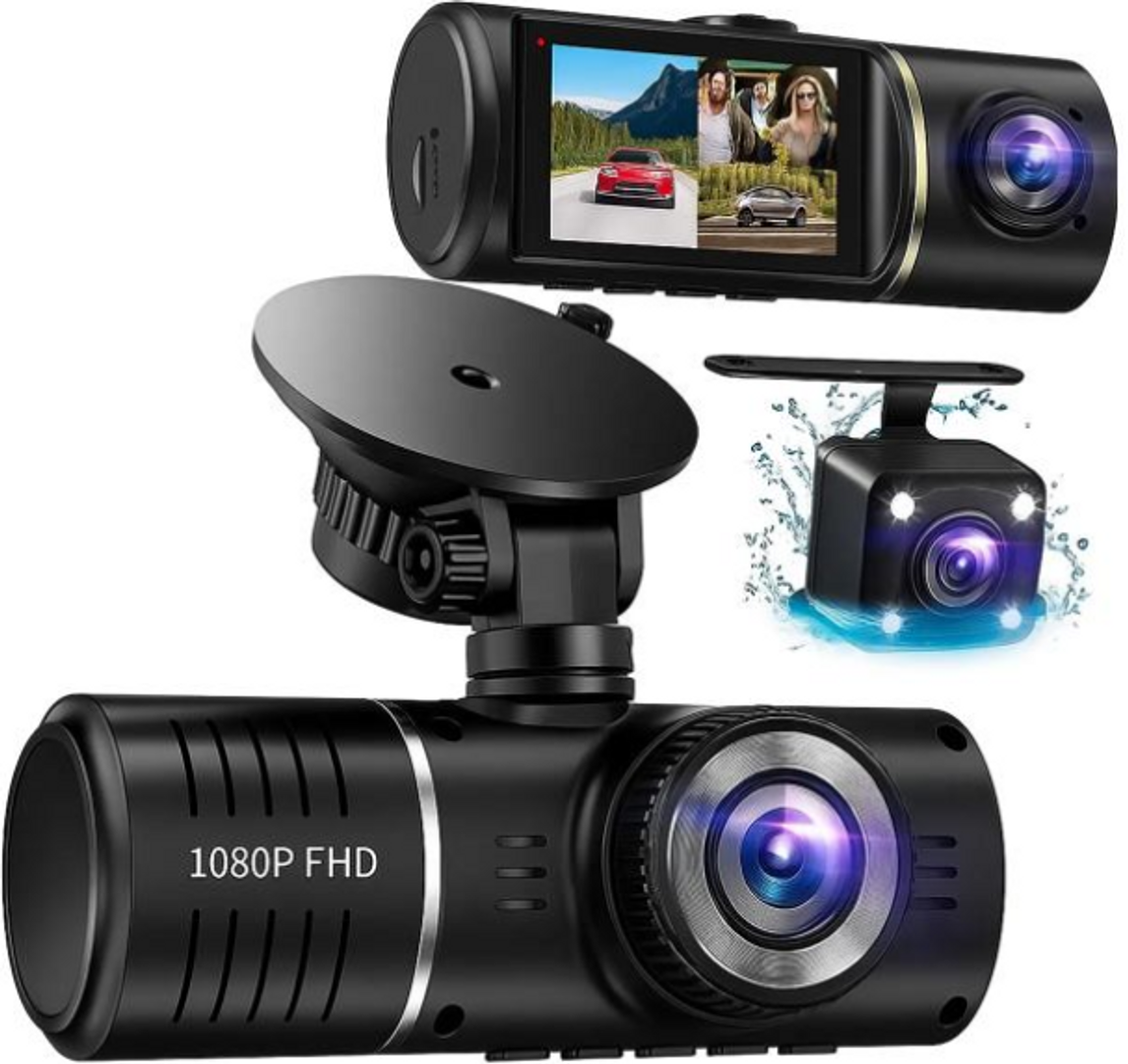 CAMARA CARRO 3 LENTES FULL HD