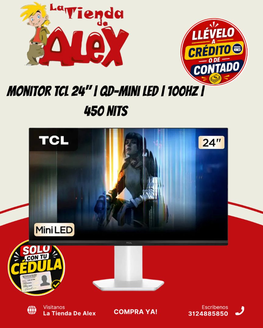 Monitor TCL 24"