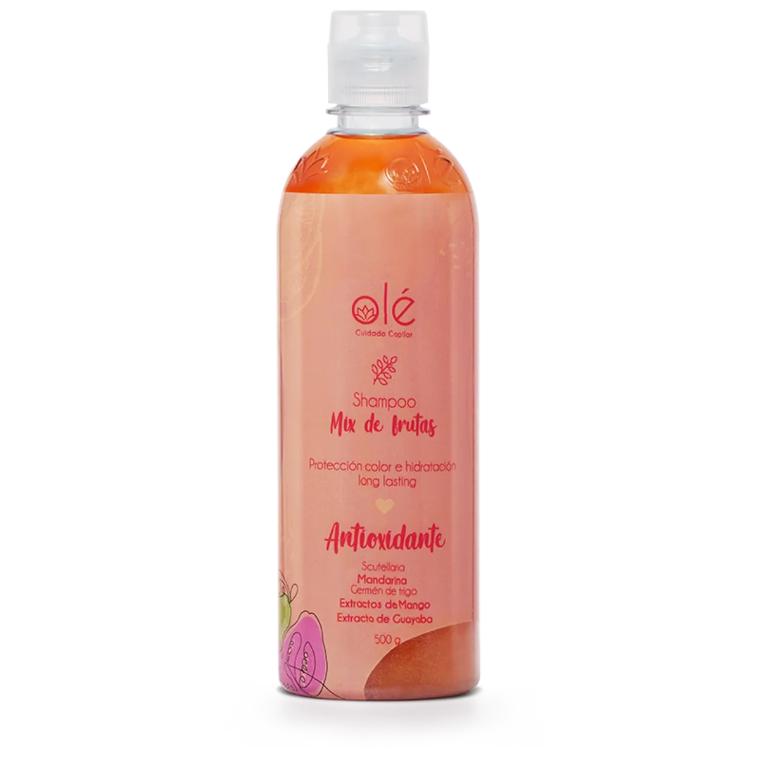 Shampoo mix de frutas , olé capilar 
