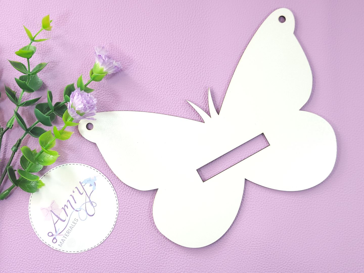 Mariposa 16x11,5cm Blanca 1R