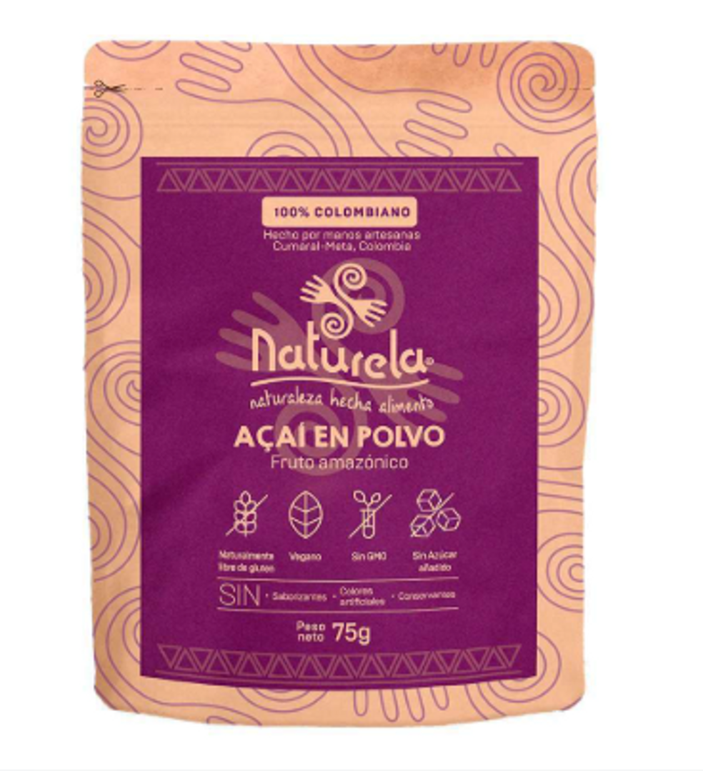 ALIMENTO EN POLVO ACAI 100% X 60 GR NATURELA
