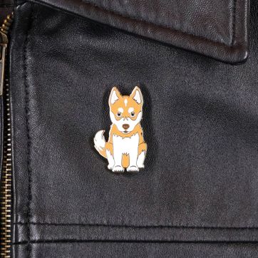 PIN HUSKY MARRÓN - imagen 3