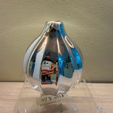 Imagen del producto BASE MINI JARRON PLATA CROMADO