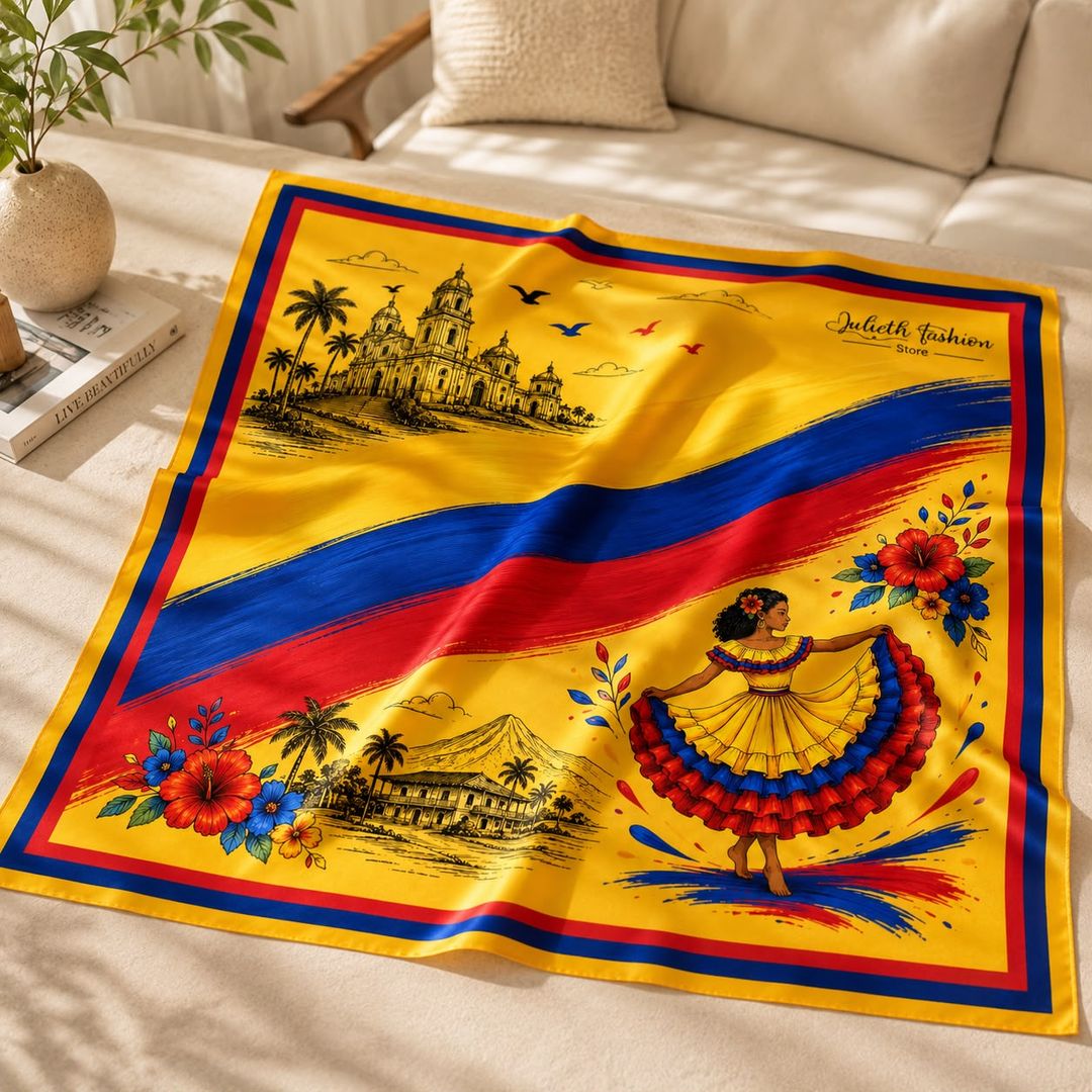 PAÑOLETA PREMIUM 70cmx70cm COLOMBIA DISEÑO 5