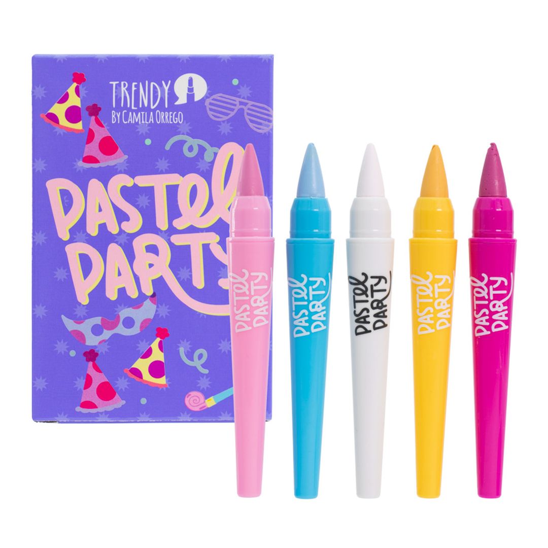Kit X 5 Pintucaritas Pastel Party