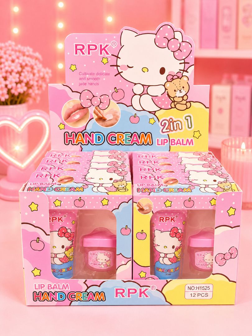 Set mini crema e hidratante de labios hello Kitty 