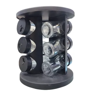 CONDIMENTERO ESPECIAS GIRATORIO x6 TARROS - imagen 1