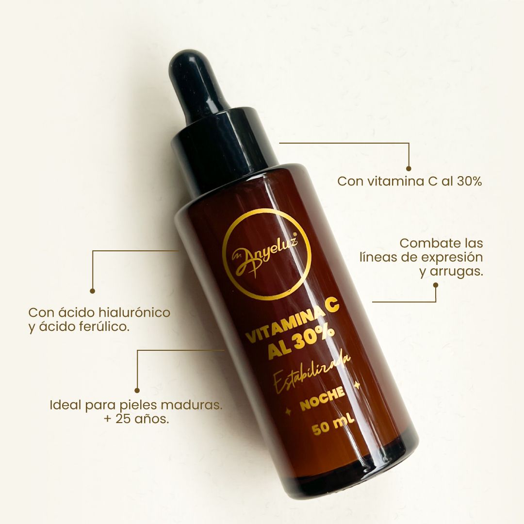 SERUM DE VITAMINA C DE NOCHE ANYELUZ