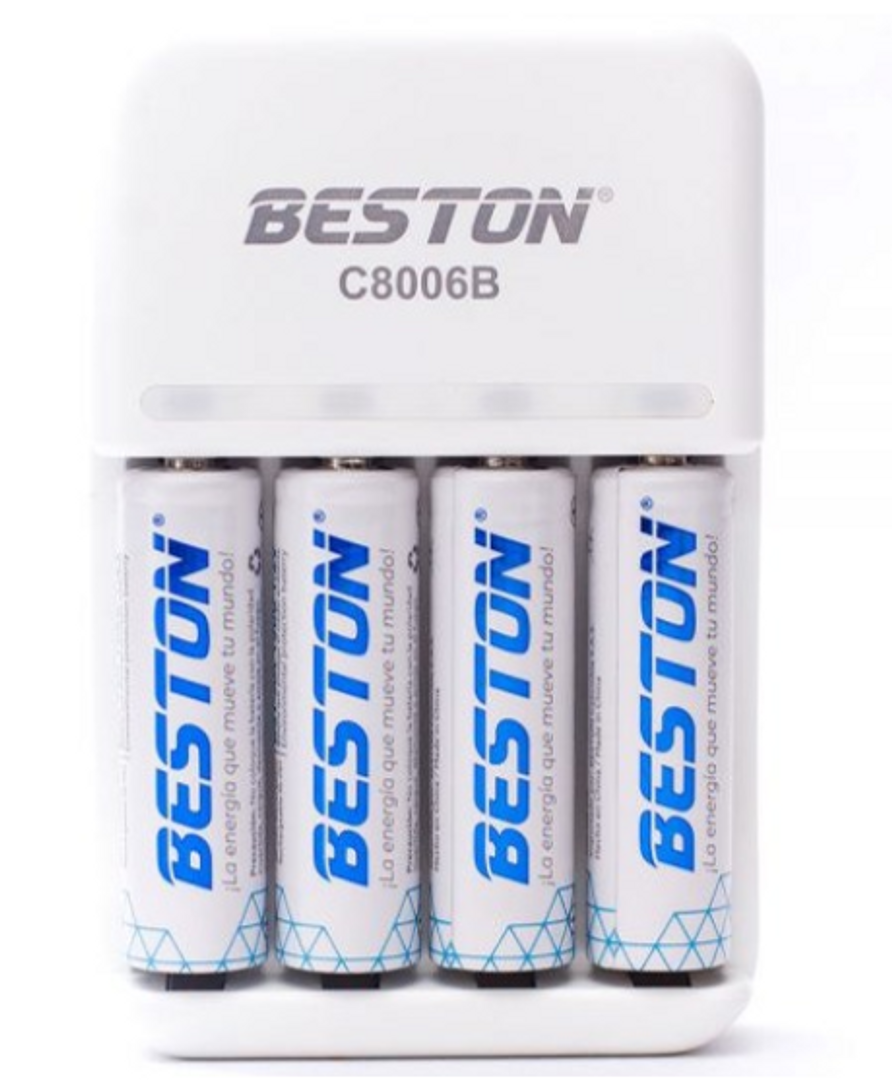 CARGADOR BESTON BST-C8006B X4 AA 1500MAH