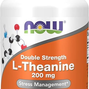 Lteanina 200mg 60 cap NOW  - imagen 1