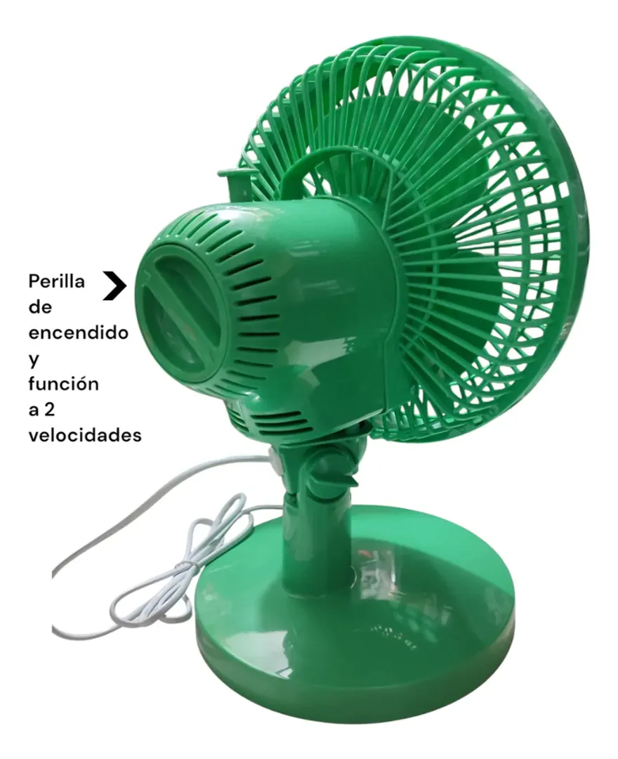 VENTILADOR PORTATIL CABEZAL LIGERO HY-203