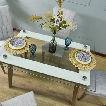 CDOR JULIANA X4 NEW CHAMPAÑA PV 10MM TAPIZ PLATA - imagen 3