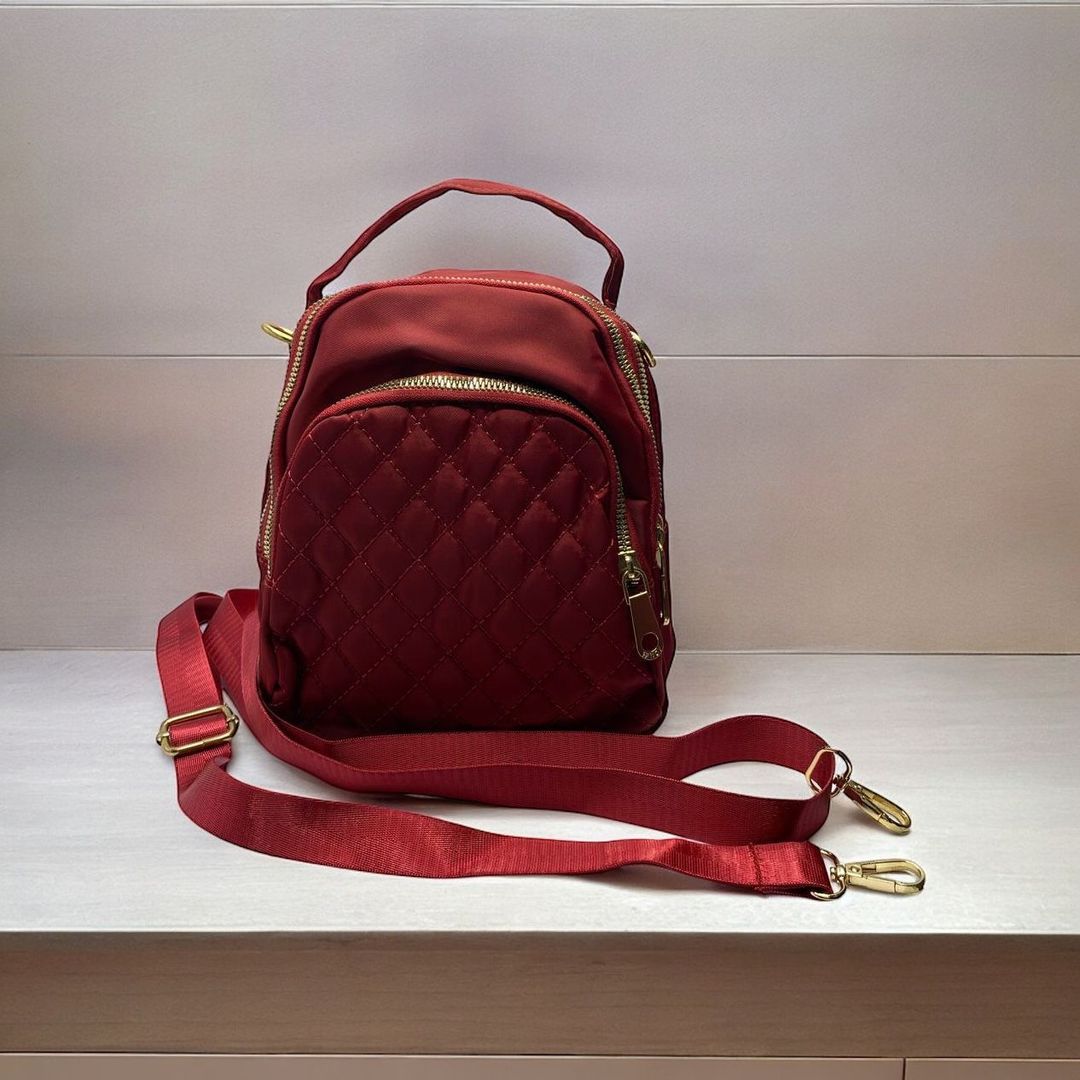 Morral, azul, vinotinto y negro 