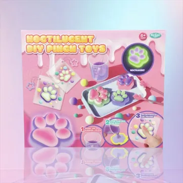 Imagen del producto KIT TABA SQUISHY HUELLA QUE ALUMBRA